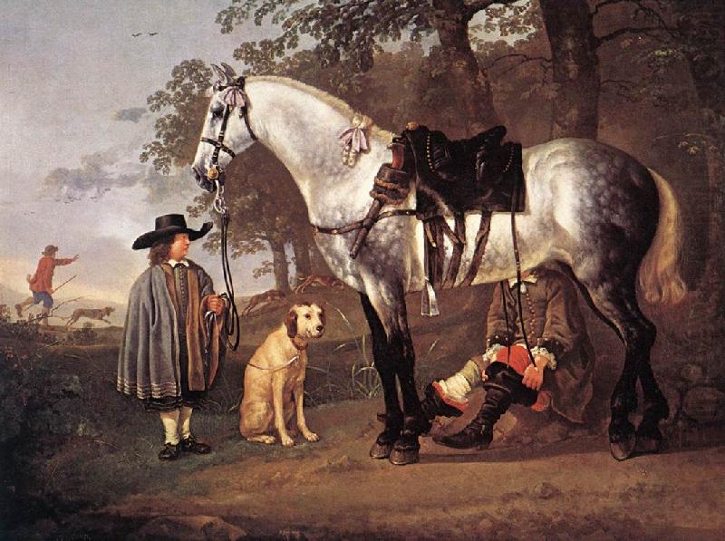 Grey Horse in a Landscape dfg, CUYP, Aelbert